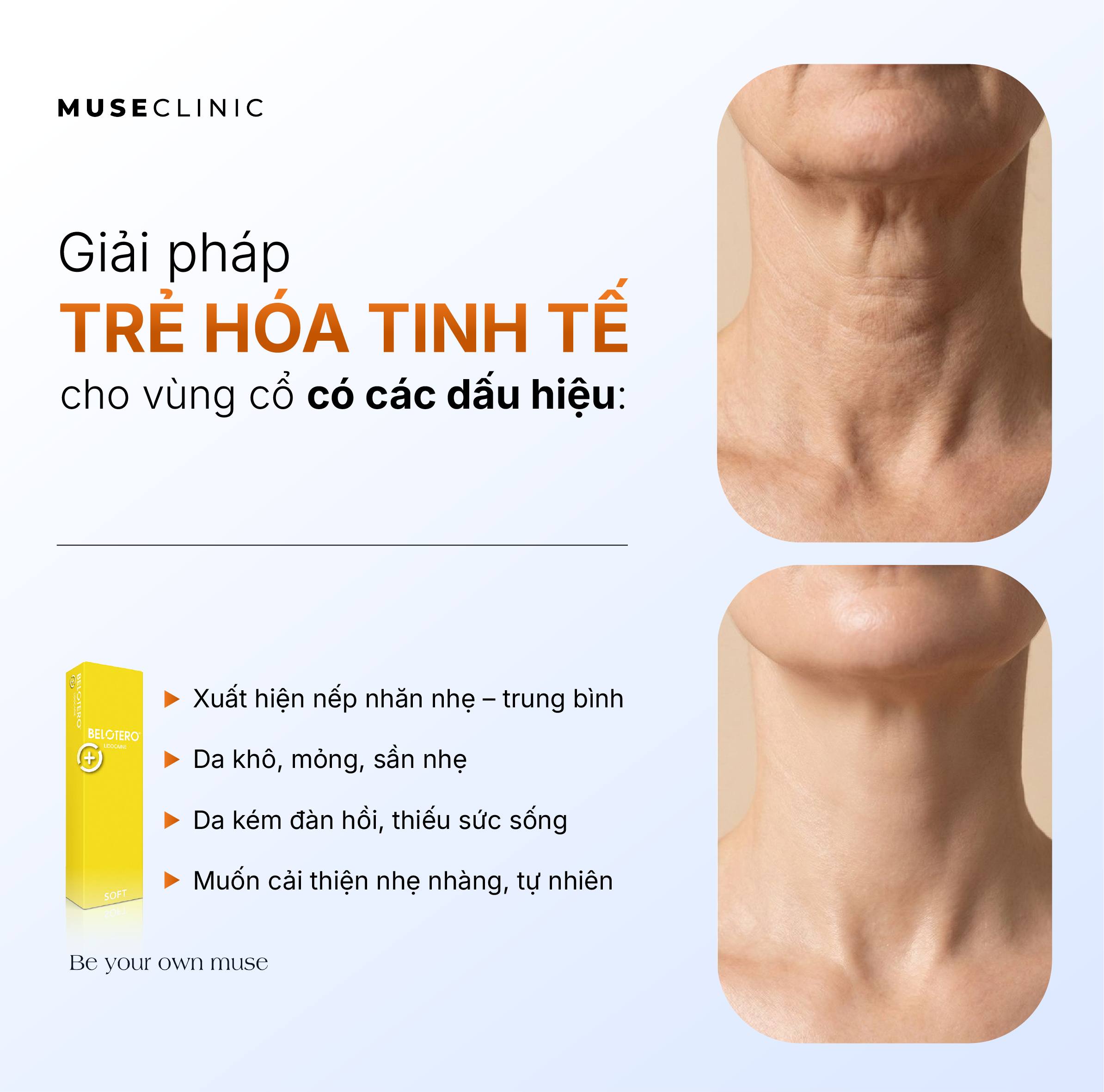 Trẻ hóa vùng cổ: Giải pháp làm mờ nếp nhăn cổ tự nhiên với Baby Neck Skin