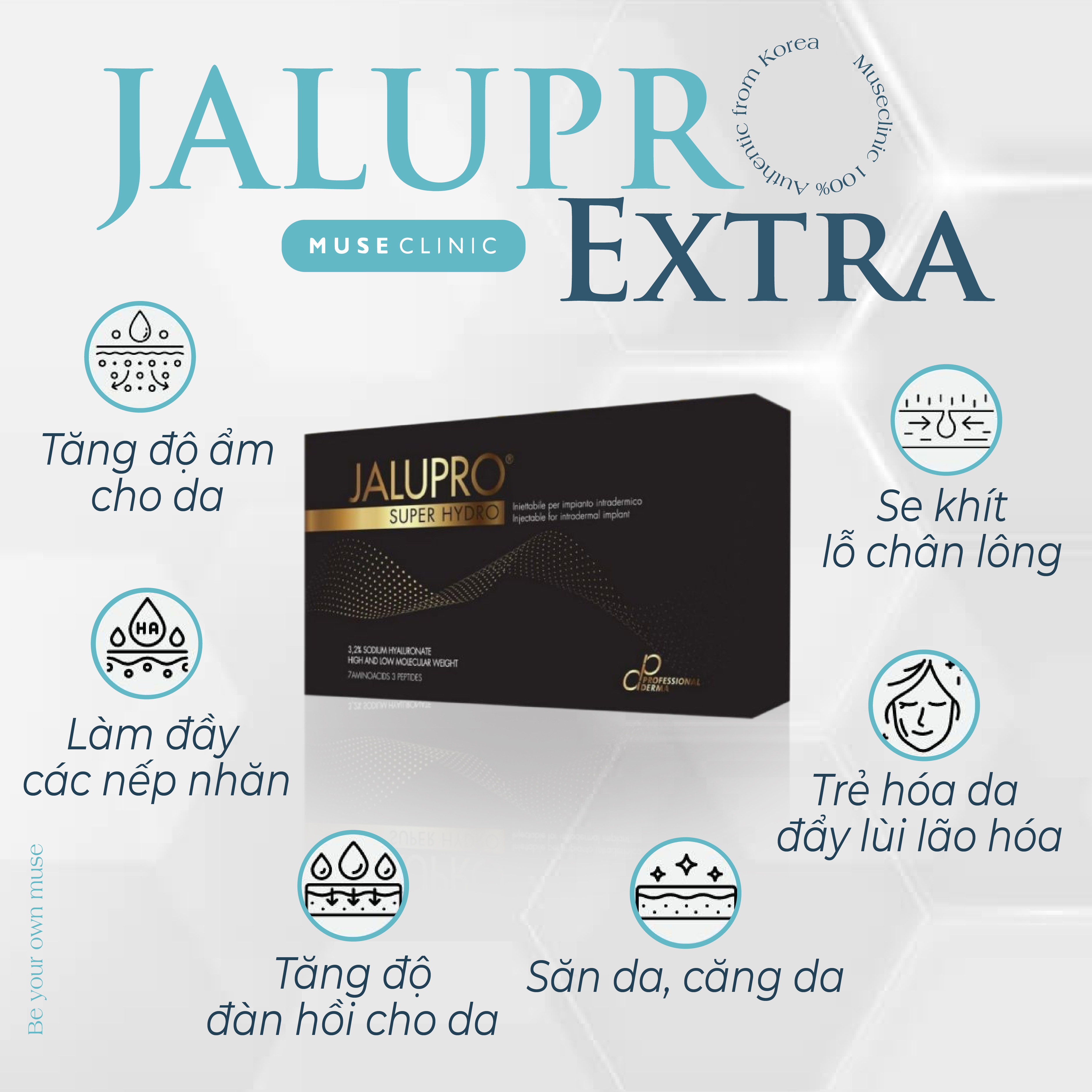 Jalupro Extra - Giải pháp trẻ hóa da sinh học sâu từ bên trong