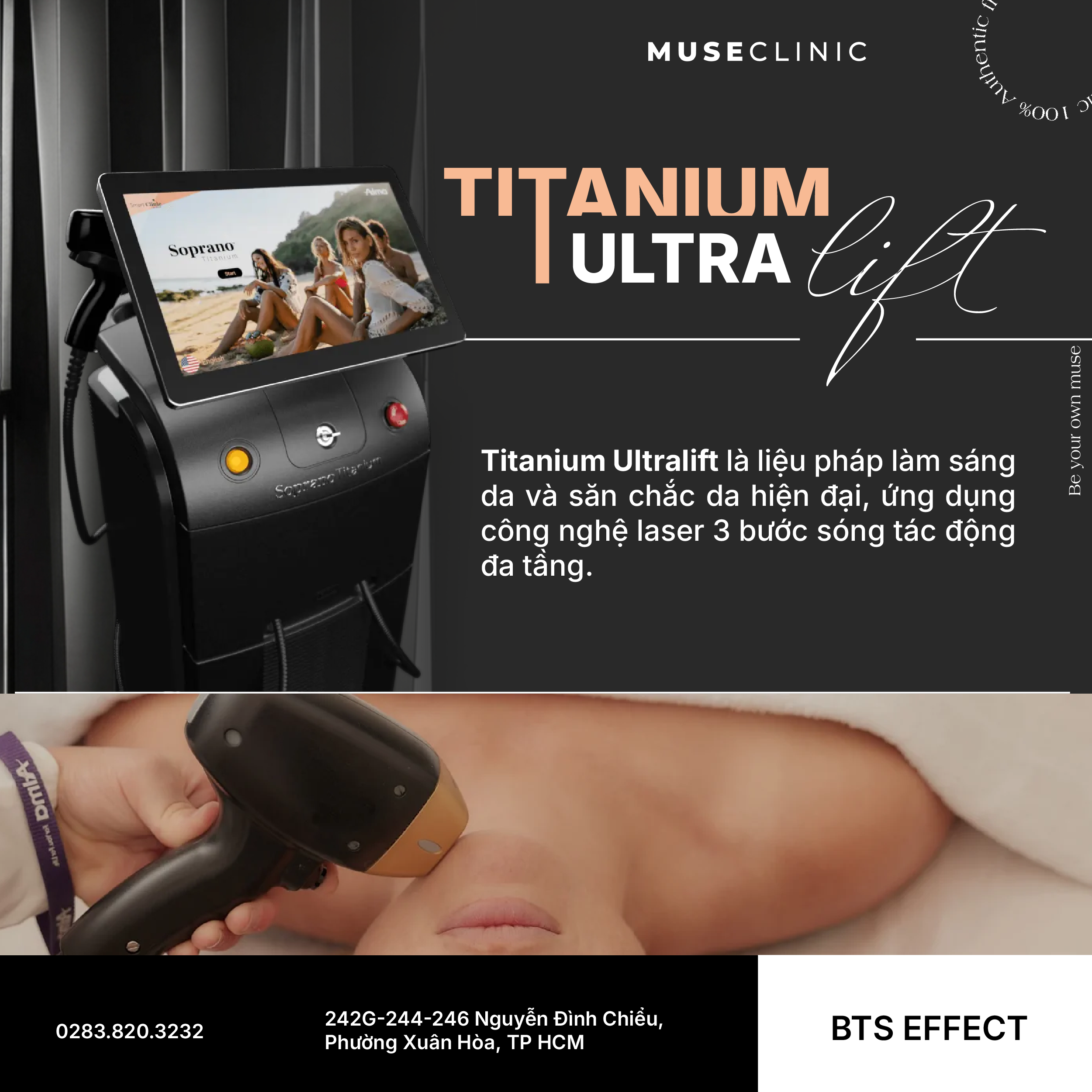 Giải Mã Muse Titanium Ultralift – Phác Đồ Trẻ Lâu Của Sao Hàn
