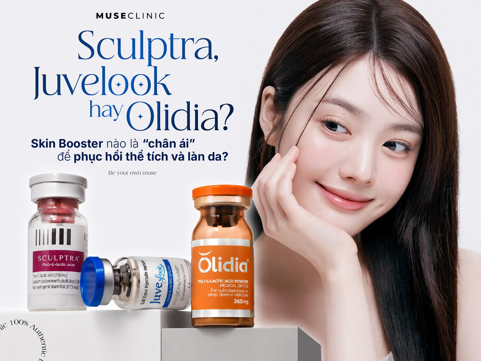 Sculptra, Juvelook hay Olidia? Skin Booster nào là “chân ái” để phục hồi thể tích và làn da? 