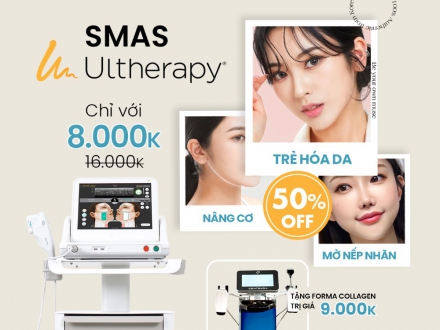 SMAS ULTHERAPY - LẤY LẠI THANH XUÂN CHỈ SAU 1 LIỆU TRÌNH