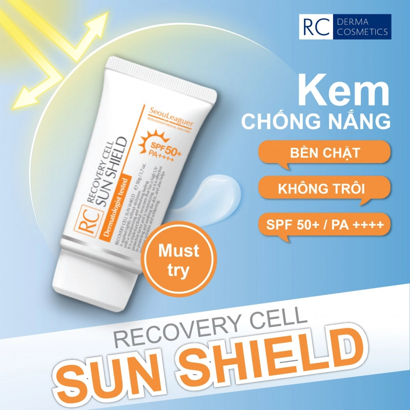 Kem chống nắng RC Recovery Cell Sun Shield SPF50+, PA++++ (50ml)