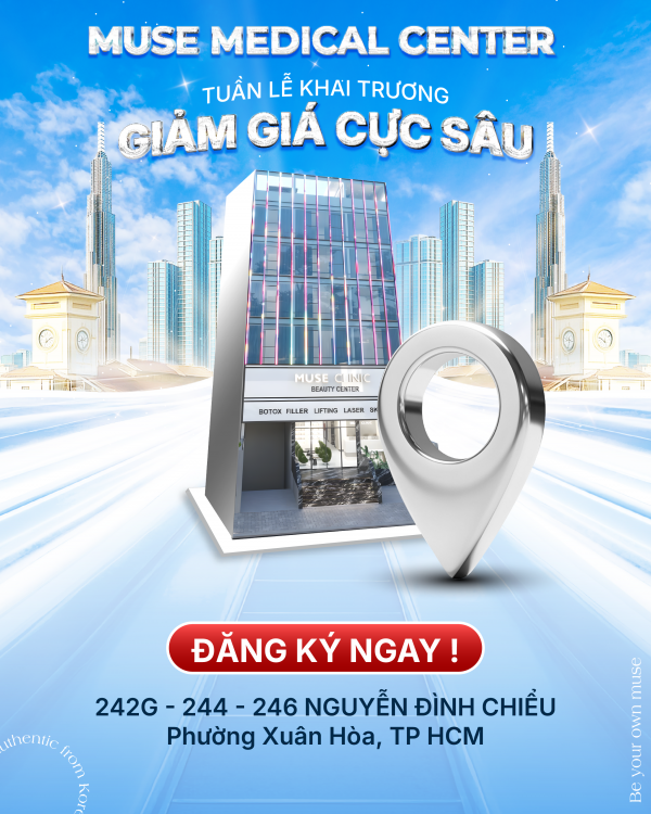 TRẢI NGHIỆM<br>KHÔNG GIAN LÀM ĐẸP ĐẲNG CẤP<br>TẠI MUSE MEDICAL CENTER
