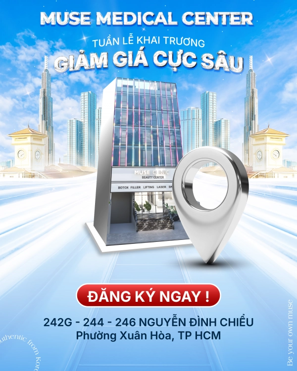 TRẢI NGHIỆM<br>KHÔNG GIAN LÀM ĐẸP ĐẲNG CẤP<br>TẠI MUSE MEDICAL CENTER