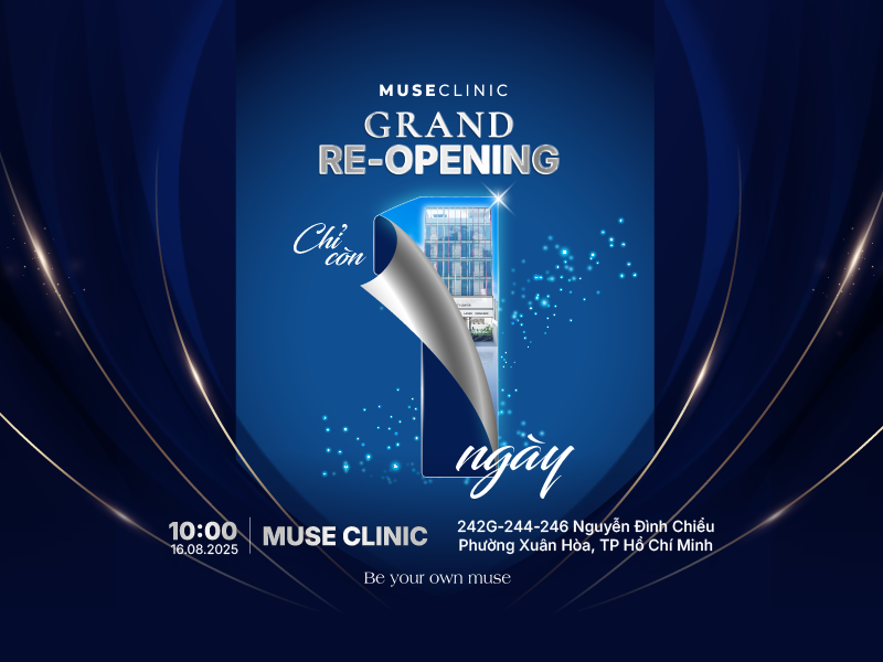 Ngày mai, Muse Clinic chính thức khai trương cơ sở mới – Chuẩn Hàn 100% tại Việt Nam