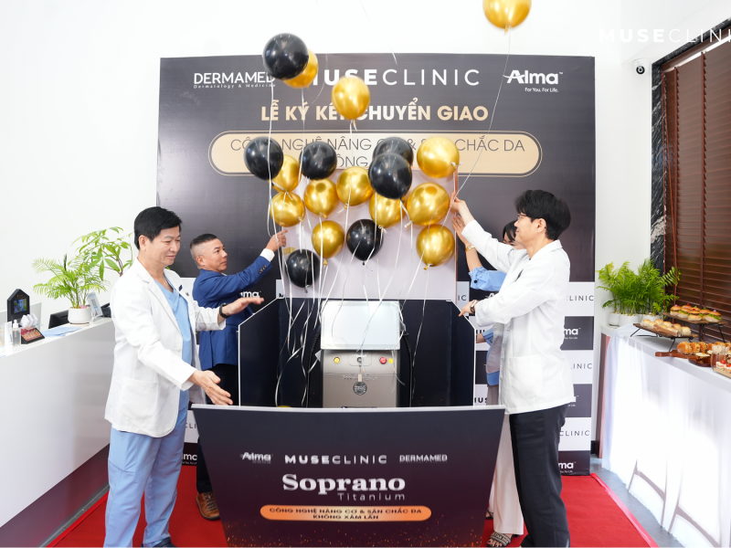 Muse Clinic Vietnam chính thức ký kết chuyển giao công nghệ Titanium Lifting