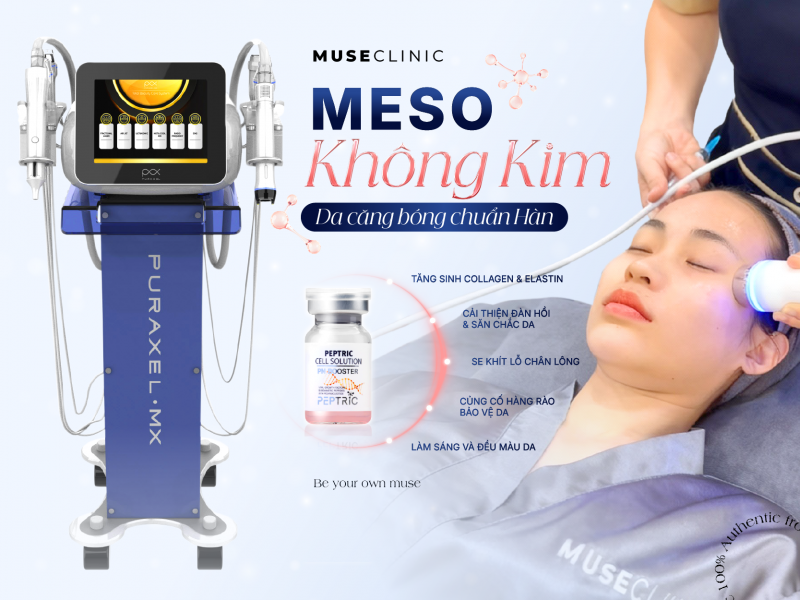 Puraxel - Công nghệ “Meso không kim” giúp cải thiện đa tầng, làm mịn và tăng độ đàn hồi da