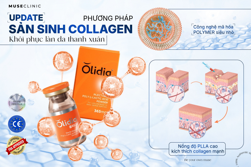 Olidia là gì? Cơ chế tăng sinh collagen tự thân trong trẻ hoá da hiện đại